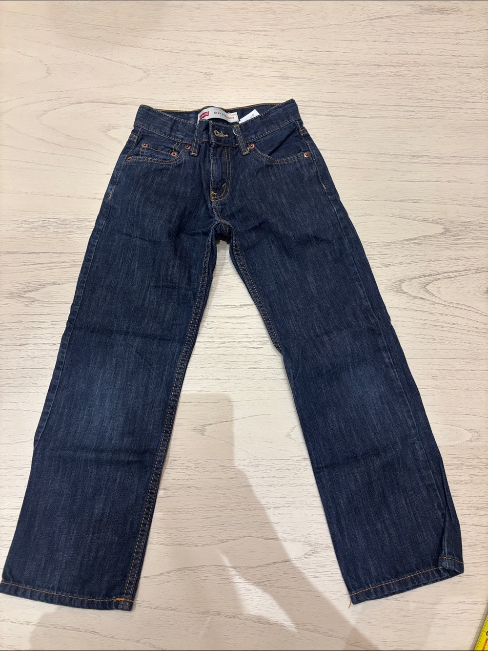 Levi’s 514 Straight Boys’ Jeans — Size 8 REG (W24 x L22) — Excellent Condition